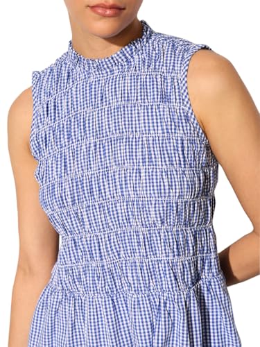 ONLY Women Fit and Flare Blue Dress