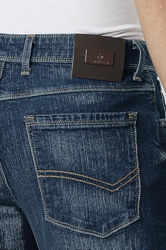 Van Heusen Men's Regular Jeans (VXDNCBTFC06335_Navy