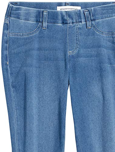 Amazon Essentials Women's Pull-On Knit Jegging (Available in Plus Size), Light Wash, Large