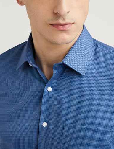 Van Heusen Men's Slim Fit Shirt (VHSFRSLB447781_Navy 40)