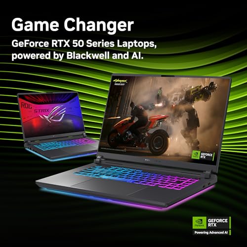 ASUS ROG Strix G16 (2025) Gaming Laptop, 16” ROG Nebula Display 16:10 2.5K 240Hz/3ms, NVIDIA® GeForce RTX™ 5060 GPU, Intel® Core™ Ultra 9 Processor 275HX, 16GB DDR5, 1TB SSD, Wi-Fi 7, Wind11 Home