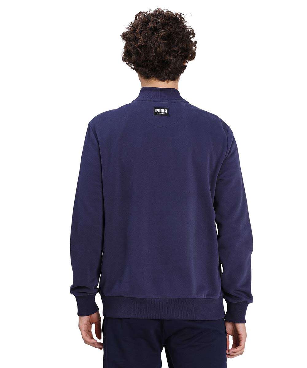 Puma Men's A-Line Coat (58015220_Peacoat_L)