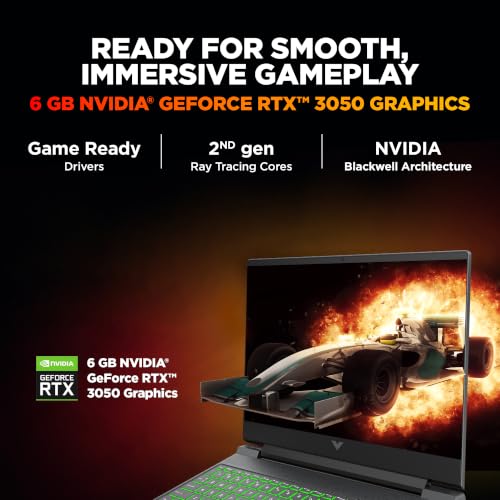 HP Victus 15 Smartchoice, Intel Core i5-14500HX, 6GB RTX 3050, 12GB DDR5(Upgradeable) 512GB SSD, FHD, 144Hz, 300nits,15.6''/39.6cm, Win11,Office24, Mica Silver, 2.3kg, fa2627/2624TX, RGB Gaming Laptop