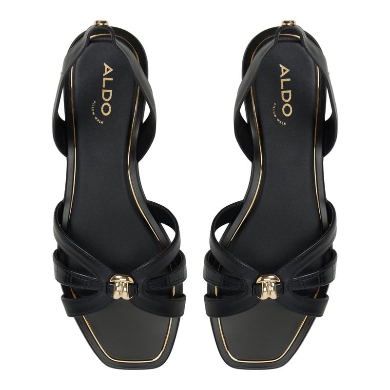 Aldo MARASSITA-IN001 Women Black Flat Sandals