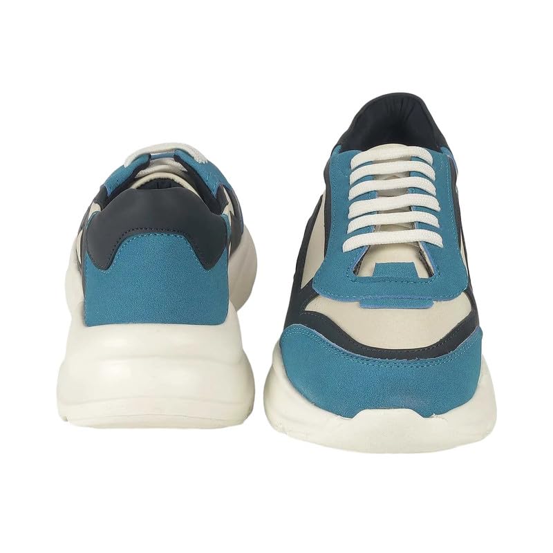 tresmode Balenci Blue Women's Sneakers in Size 7 UK / 40 EU