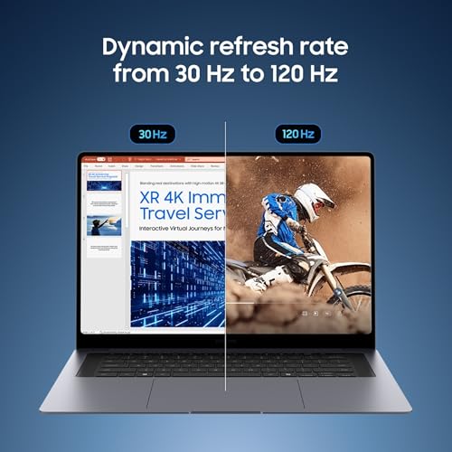 Samsung Galaxy Book6 Pro (Gray, 16GB RAM, 1TB SSD) | Intel Core Ultra 7 (Series 3) | 14" WQXGA+ Dynamic AMOLED 2X | 30Hrs Battery Life | 120 Hz Refresh Rate | Dolby Atmos Stereo Speakers | AI PC