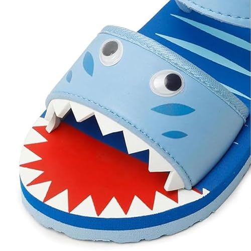 ONYC Premium Shark Designed Artistic Sandals for Kids- RoyalBlue (Unisex)