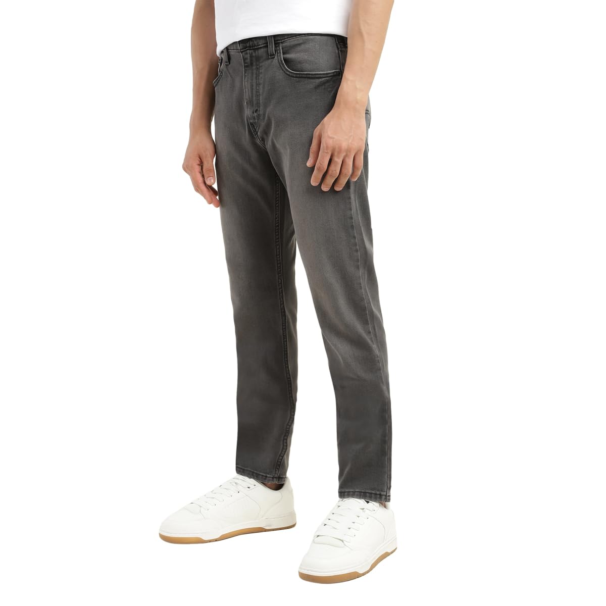 Levi's Men's 512 Slim Tapered Fit Mid-Rise Jeans Black | Rise Style: Mid Rise