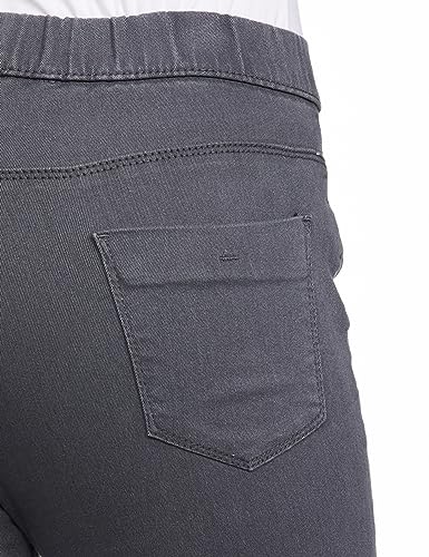 MAX Women Solid Elasticated Jeggings (NELSONLGEW3DGREY)_XXL