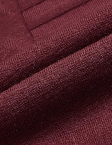U.S.Polo Association Men's Graphic Patterned Knit Regular Fit Sweater (USSWE2437_Maroon_XL)