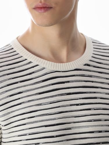 Jack & Jones Men's Regular Fit White Sweater