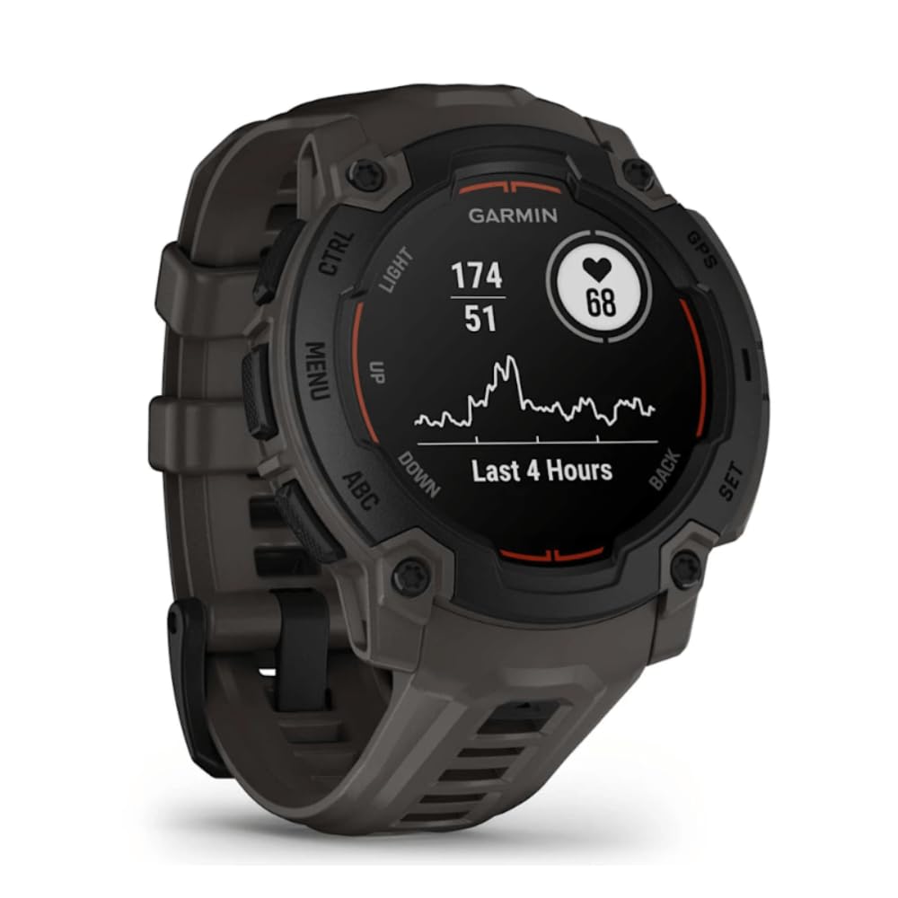 Garmin Instinct® E 45mm, Rugged Outdoor GPS Smartwatch, 24/7 Health Monitoring, Wrist-Based Heart Rate, Up to 16 Days of Battery Life, Charcoal