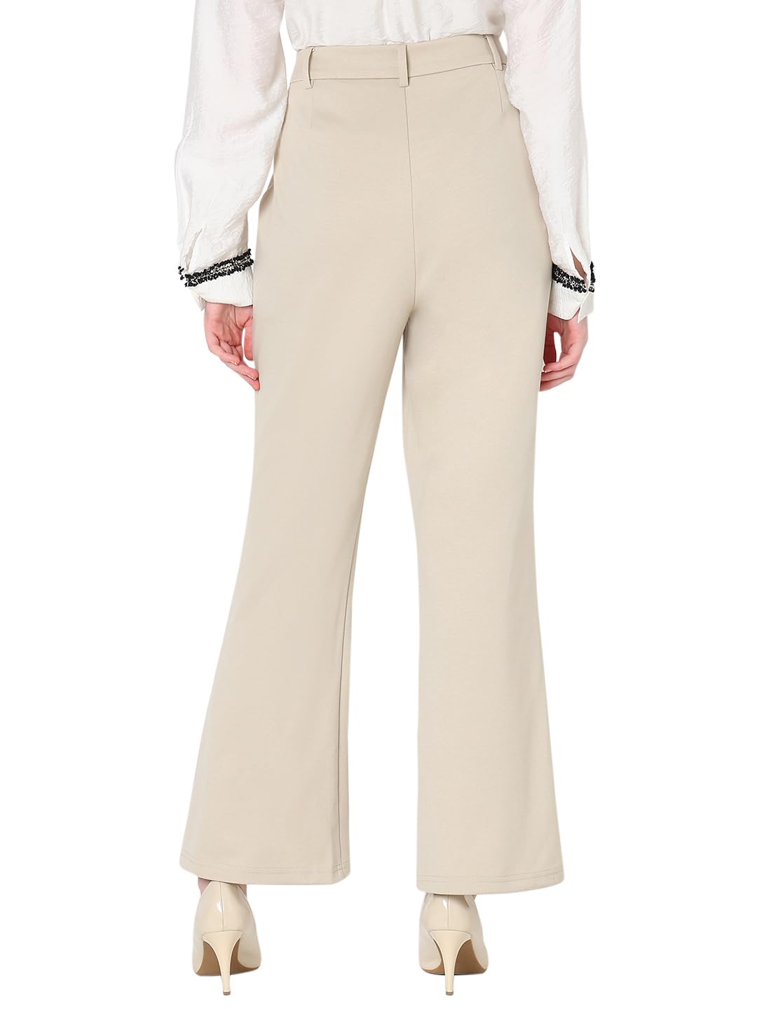 Vero Moda Women's Relaxed Pants (9006993- Oatmeal