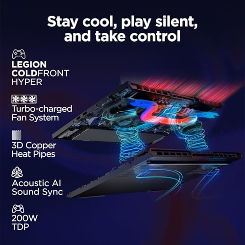 Lenovo Legion Pro 5 2025 Intel Core i7-14650HX| NVIDIA RTX 5060 8GB (32GB RAM/1TB SSD/WQXGA IPS/240Hz/16(40.64cm)/Windows 11/Office 2024+AI Now/Black/2.4Kg), 83NN0046IN AI Powered Gaming Laptop