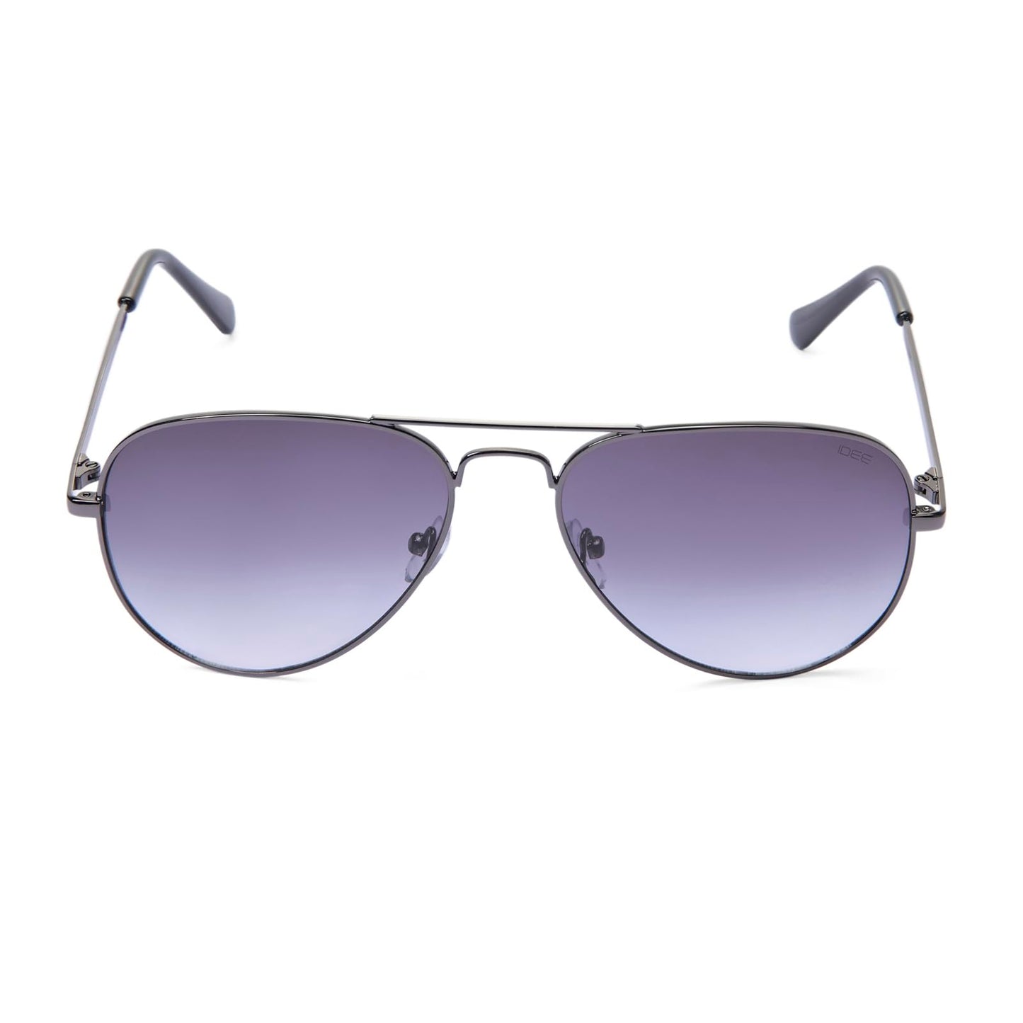 IDEE Ide Famewear Men-Women Aviator Sunglasses Grey Frame Grey Lens Large
