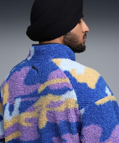 PUMA | Commissioner Dylan Polar Men's Fleece Jacket | Canvas-AOP | XS