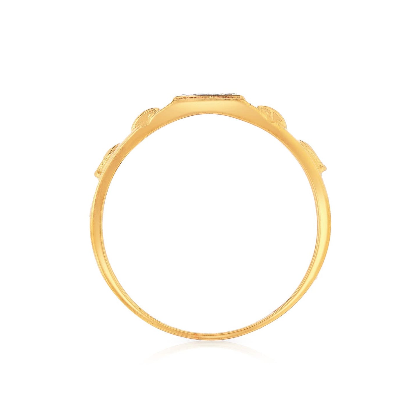 Malabar Gold and Diamonds Gold Ring for Men| Ring for Birthday, Wedding, Anniversary & Valentine's Day Gift FRDZL27380_Y_11
