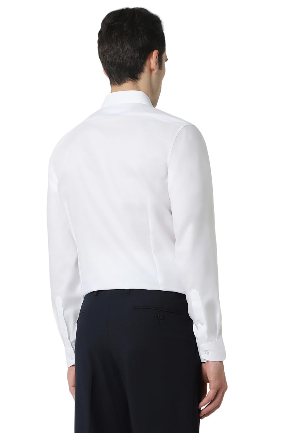 Van Heusen Men's Slim Fit Shirt (VHSFFSLBA14081_Ceramic White 40)