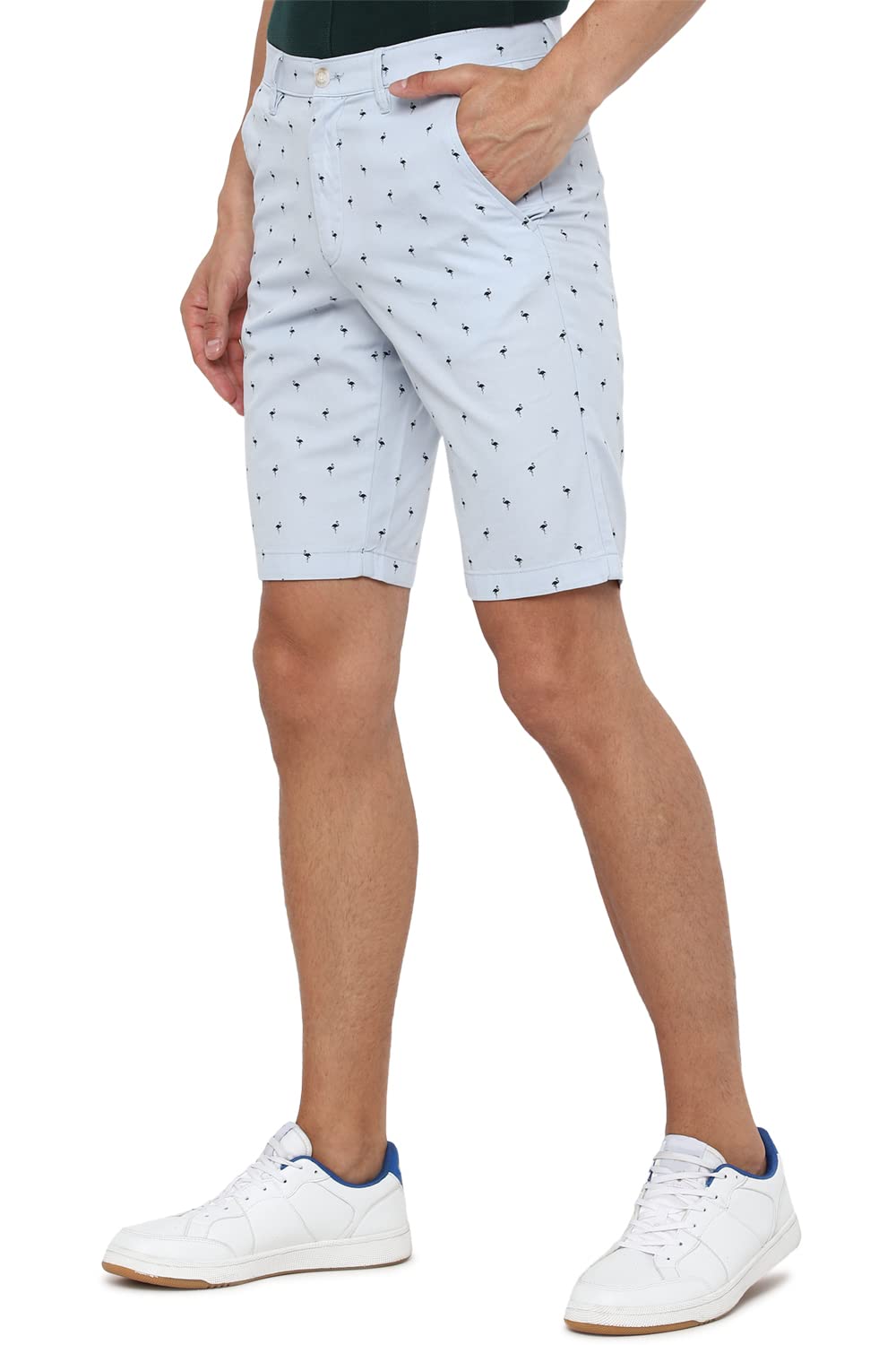 Allen Solly Men's Board Shorts (ASSRQSMF298589_Blue_L)