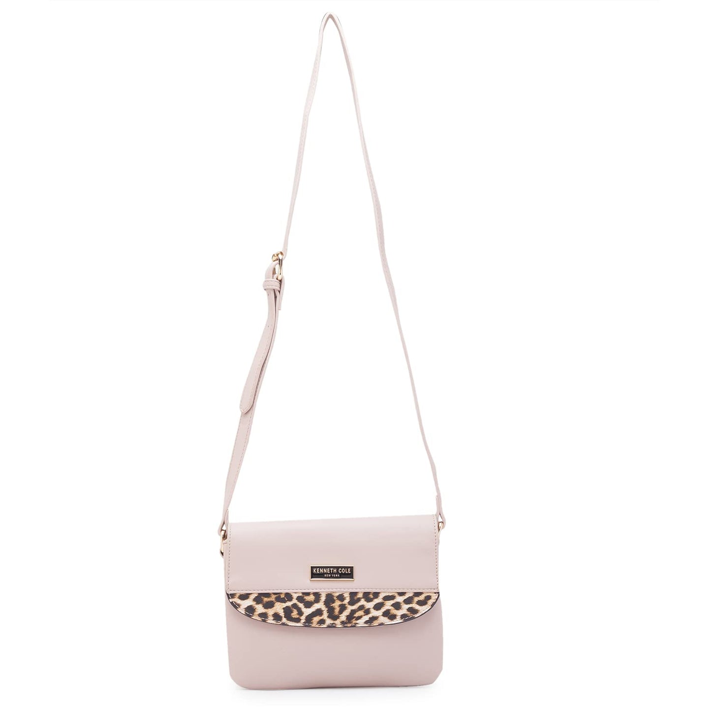 KENNETH COLE NUDE LEOPARD SLING BAG KCNYSL1001NUD