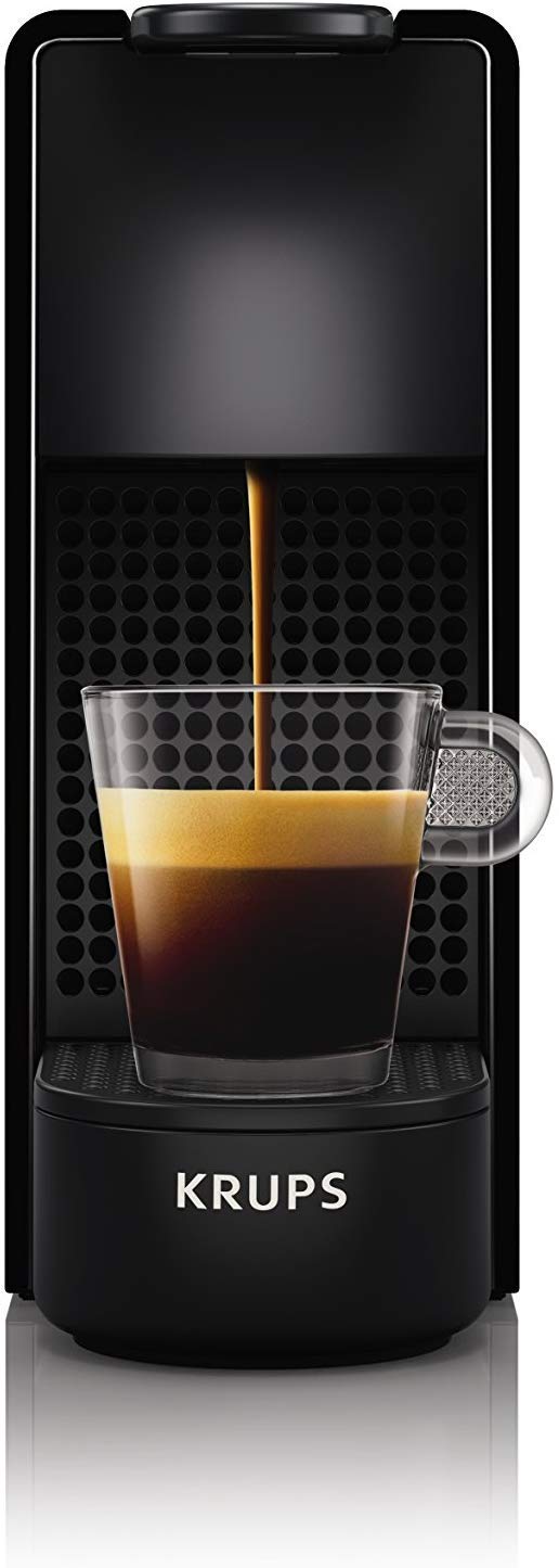 Nespresso Krups Essenza Mini Coffee Capsule Machine (Black)