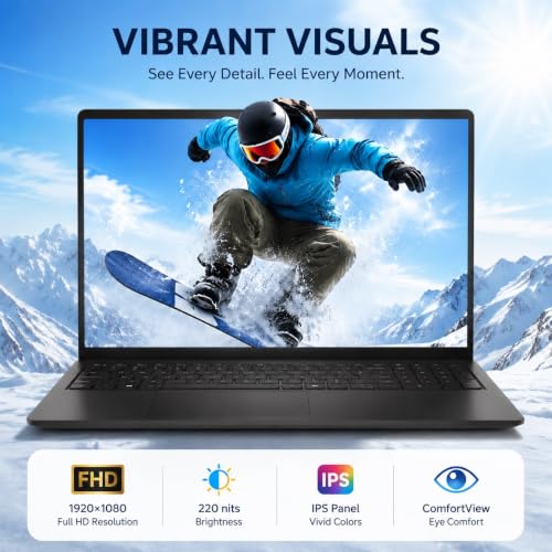 Dell 15 Laptop Touchscreen, Intel Ultra 7(12-Core), 64GB DDR5-5600MT/s, 2TB