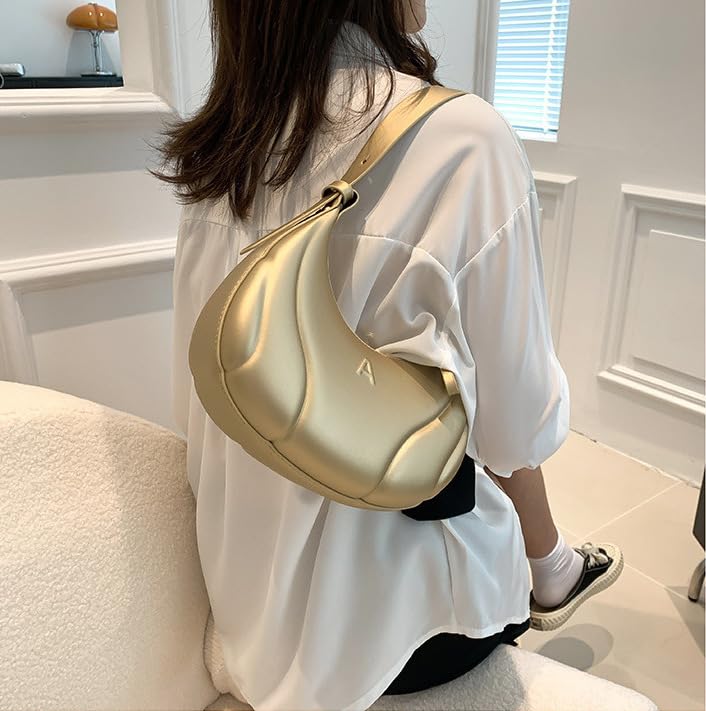 Diva Dale Trendy Spacious Party-Wear Cross-Body Sling Bag For Women (Gold)