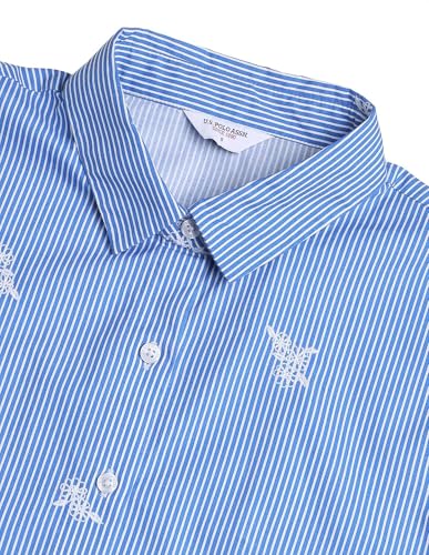 Relaxed Striped Shirt with Embroidery