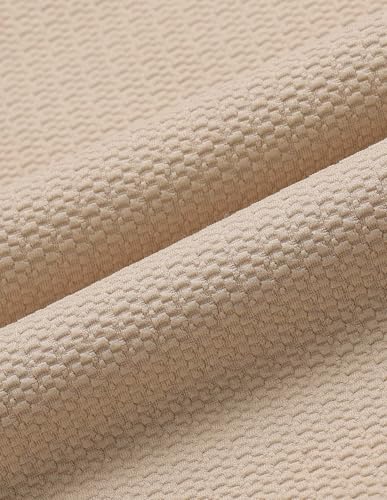 U.S. Polo ASSN. Polo Collar Textured Dress (UWAW25DRS213_Beige_XS)