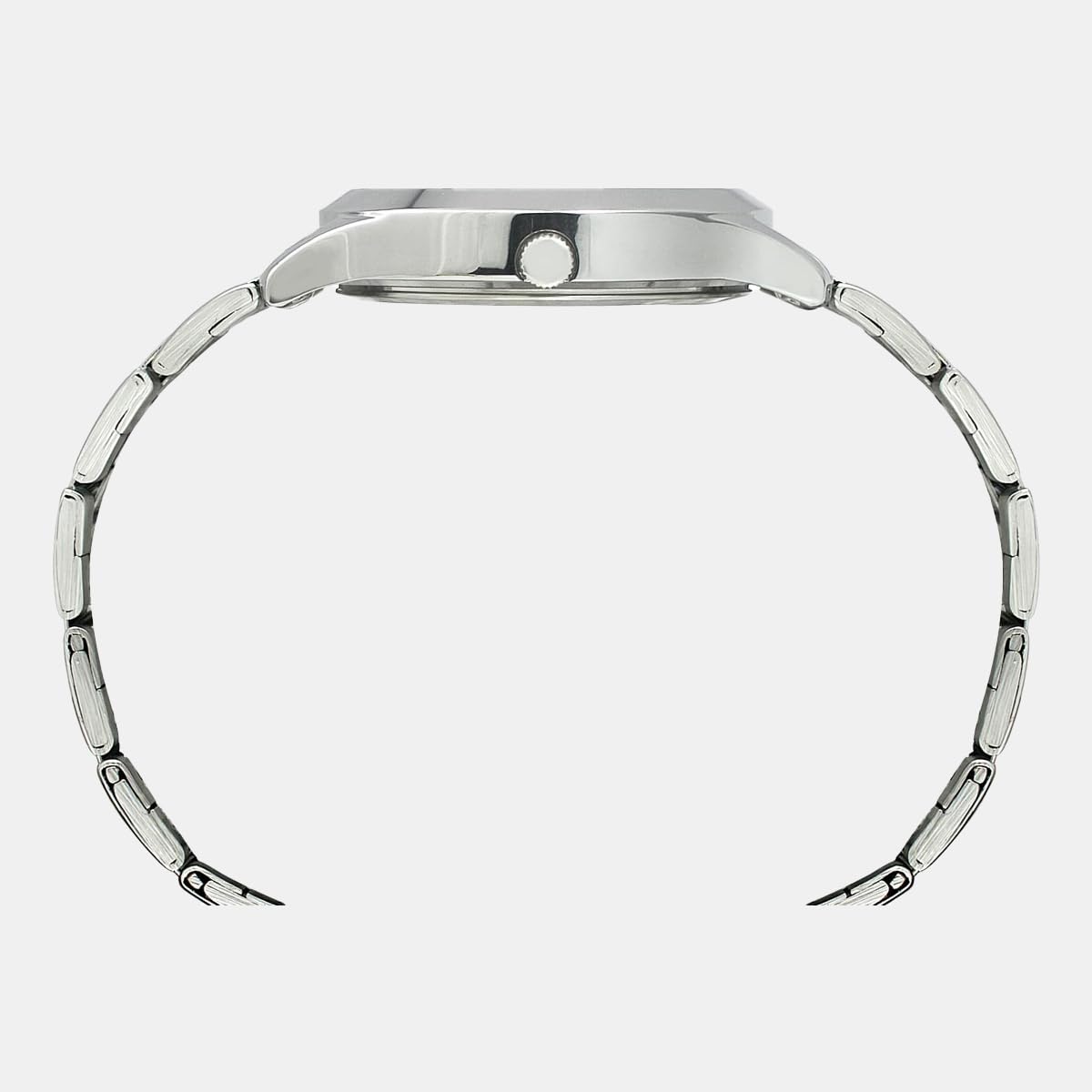 Timex Women's Mother of Pearl Round Chronograph Stainless Steel Watch TW000Q816-EX