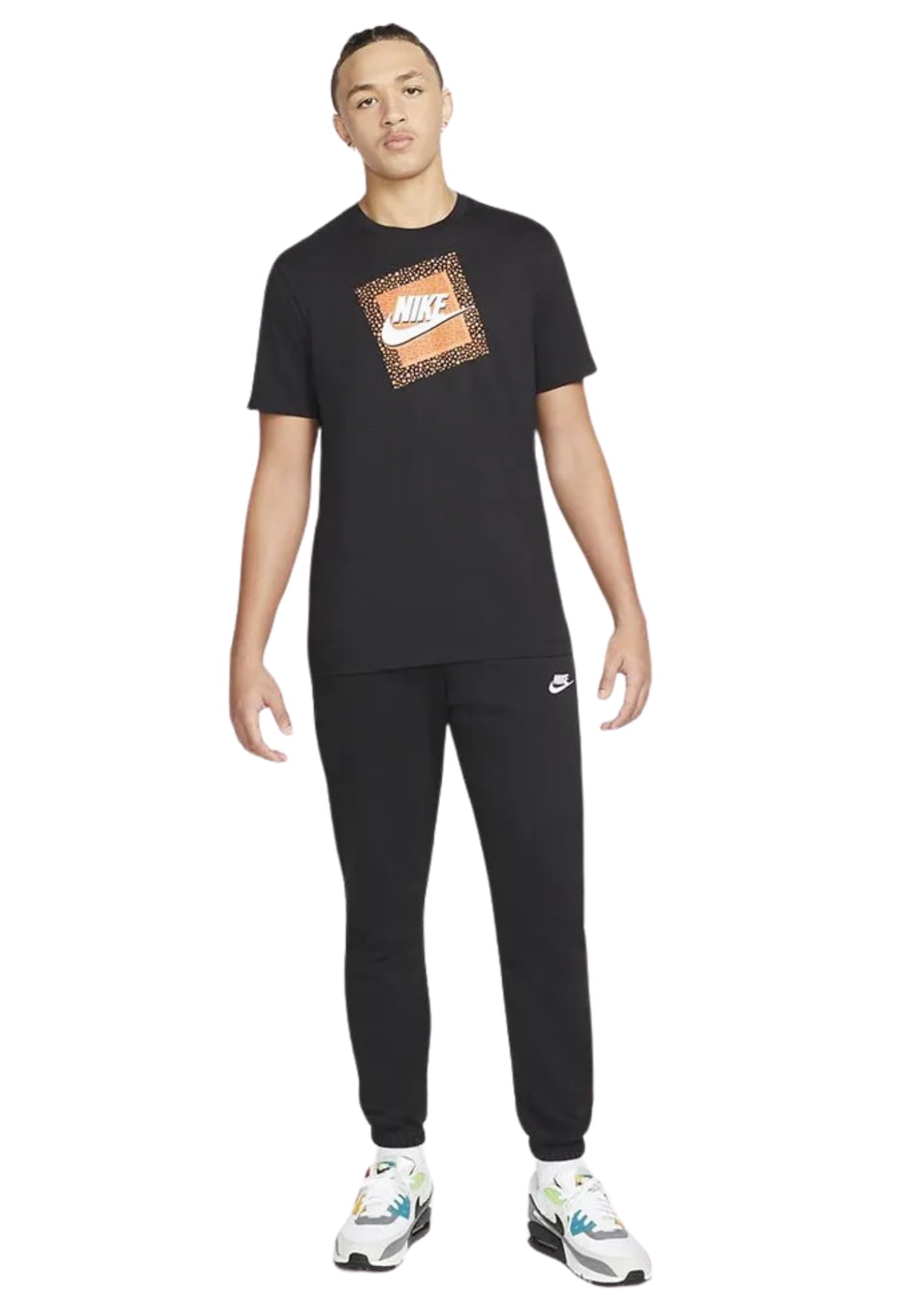 NIKE Men's Athletic Fit T-Shirt (DZ4569-010_Black