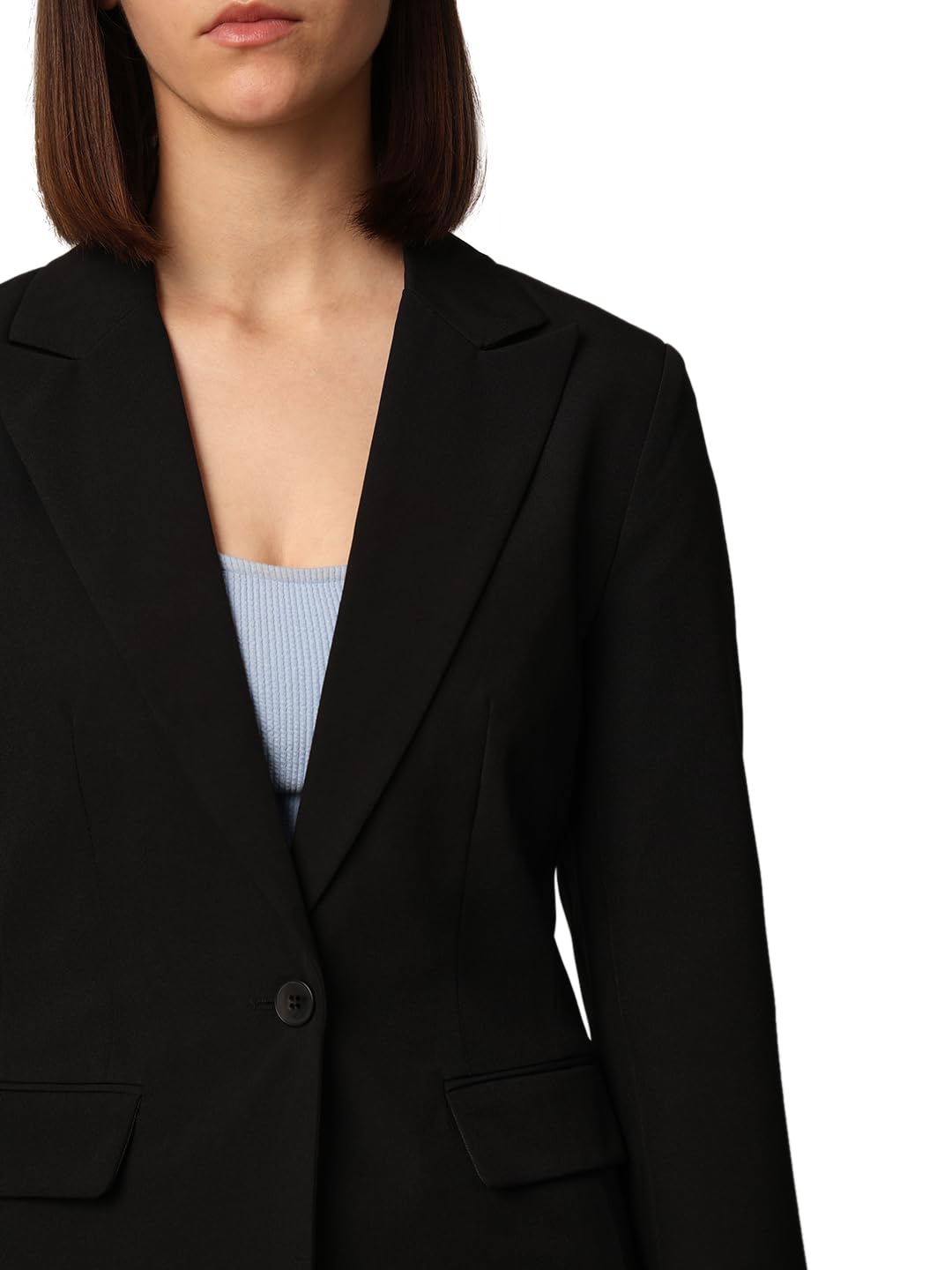 ONLY Women Tailored Fit Black Blazer