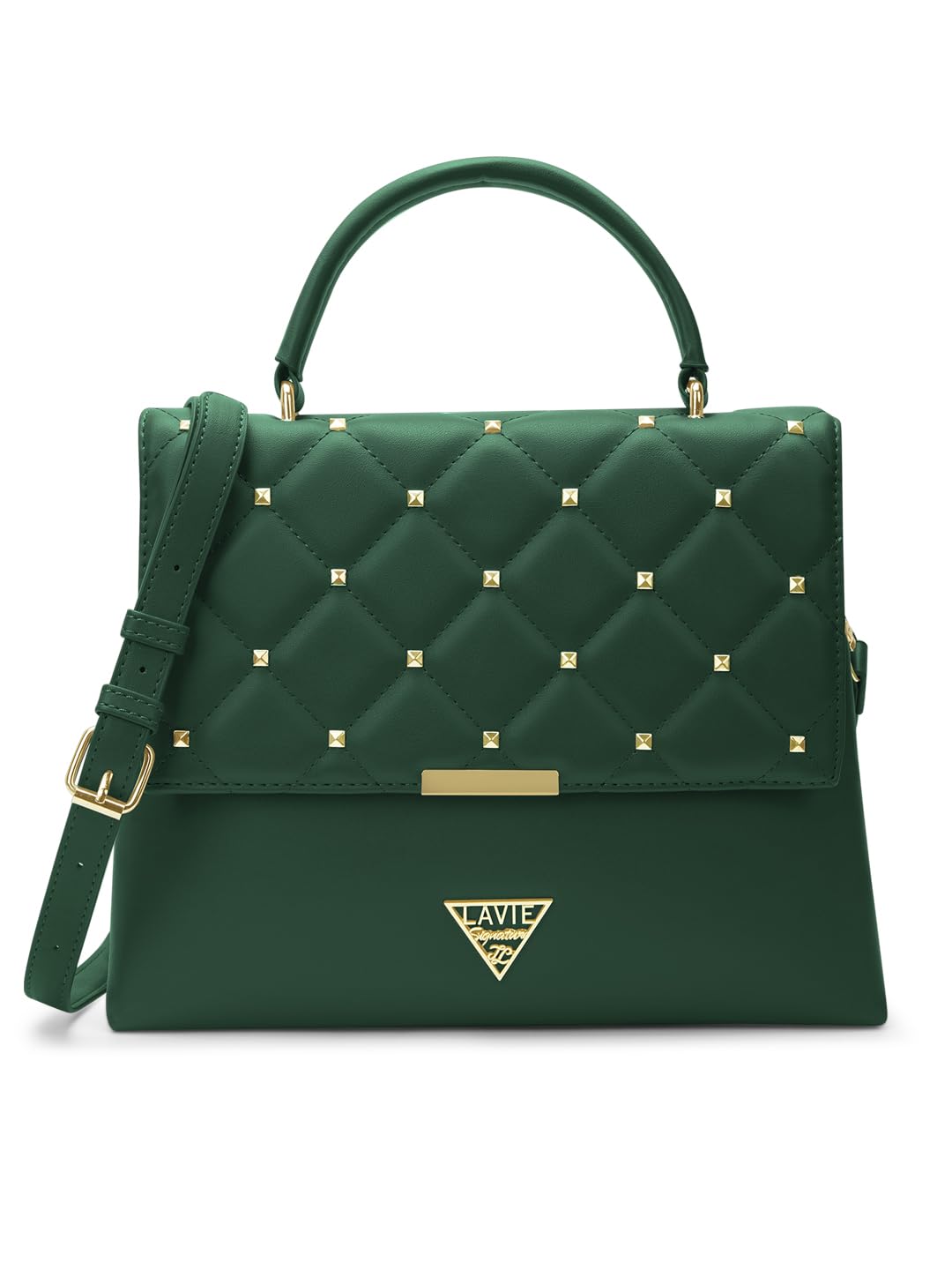 Lavie Signature Women's Stud Gary Satchel Handbag | Satchel Bag for Work | Ladies purse | Stylish Shoulder Bag | Gift For Women