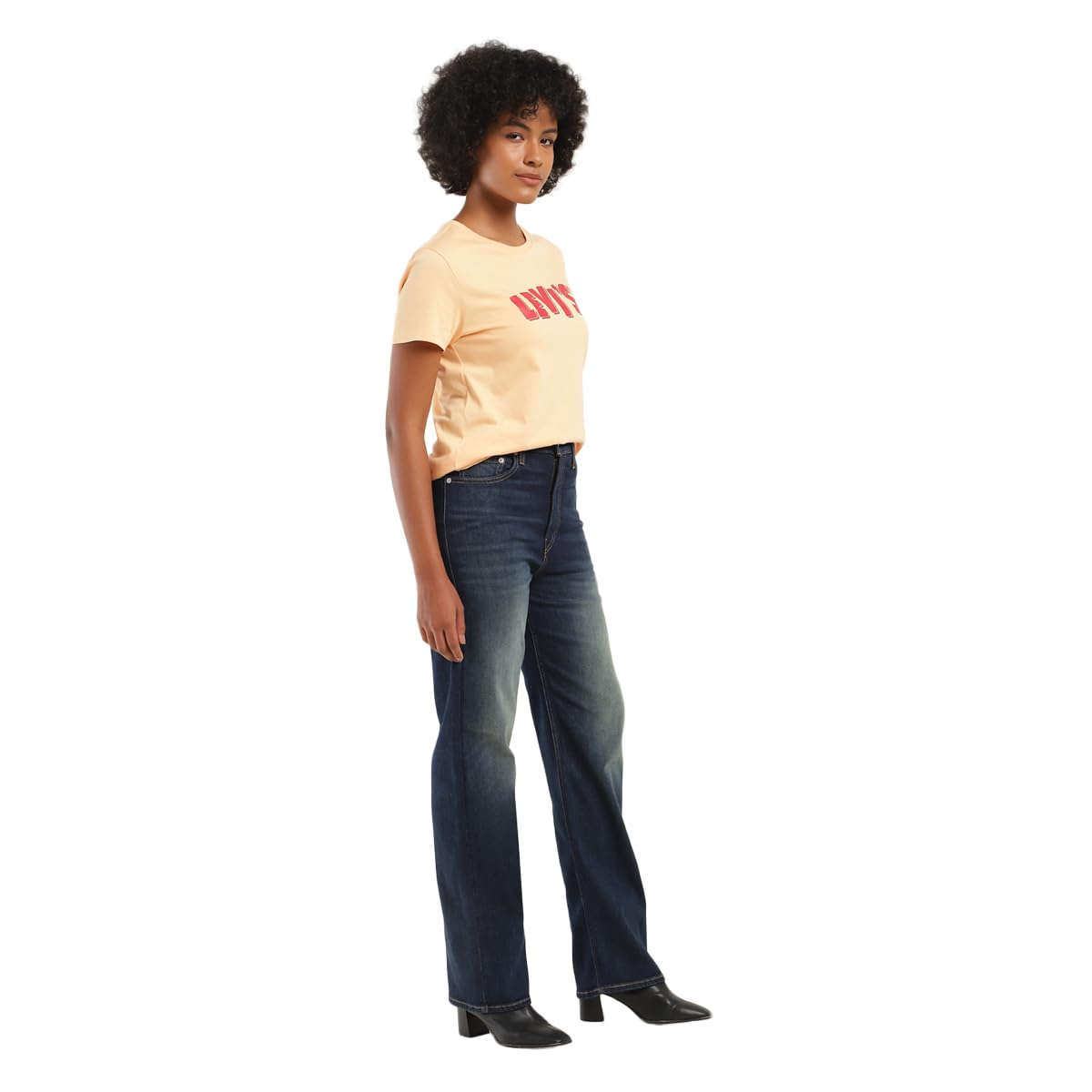 Levi's Women's Straight High Rise Jeans (A7092-0012_Blue, 27