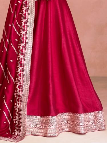 Girl's Fashion Hub's Pink Color Anarkali Gown with duaptta Set for Women || Ethnic Gown for Women (in, Alpha, XL, Regular, Pink)