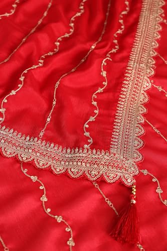 Soch Women's Viscose Blend Salwar Suit Set (EWS5CD22097_Cream