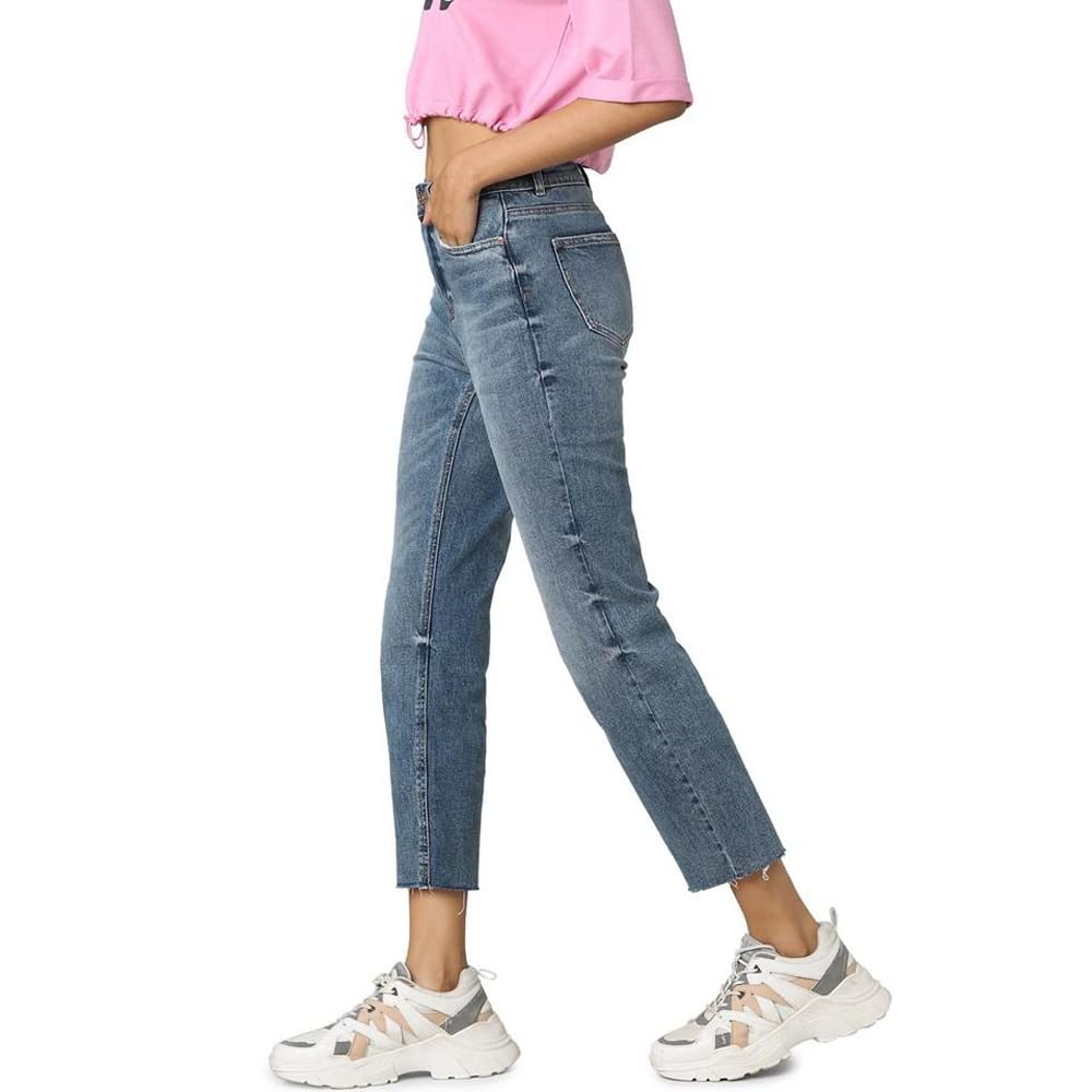 ONLY Women's Regular Jeans (15191033-Medium Blue Denim_Medium 27/32)