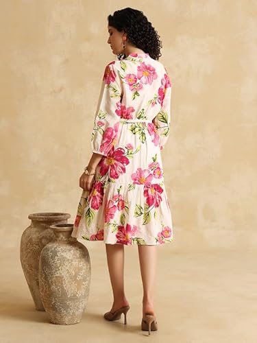 Kazo Elena Midi Dress Pink