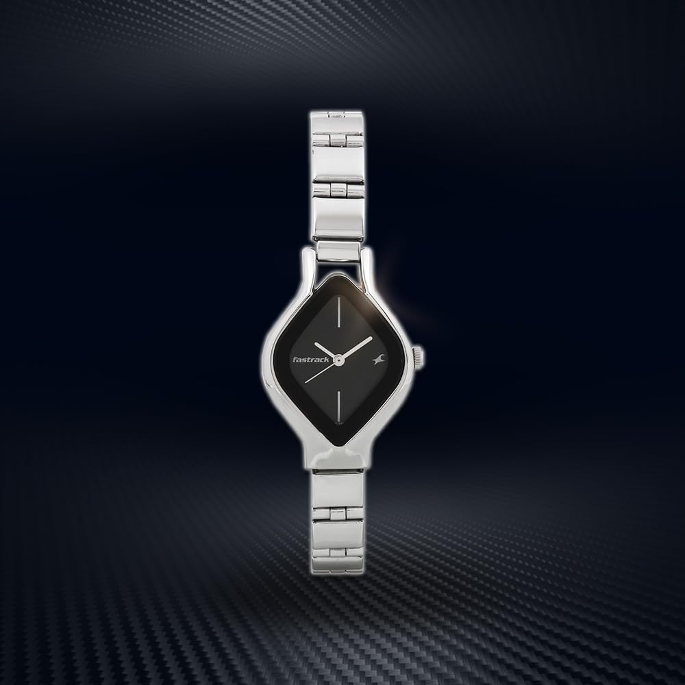 Fastrack Analog Black Dial Women's Watch NM6109SM02/NN6109SM02