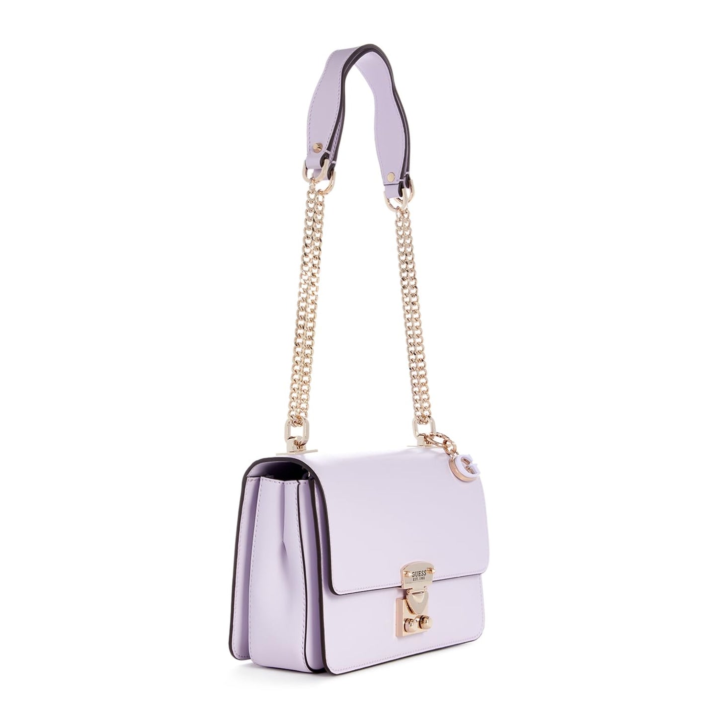 GUESS Women's Lavender Solid Crossbody Bag| Ladies Purse Handbags | Gift For Ladies