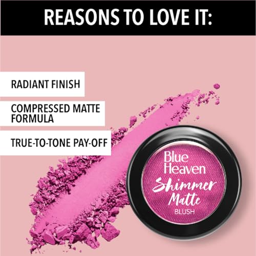 Blue Heaven All-In-One Bridal Makeup Kit for women | Pack of 11 | Primer, Foundation, Compact Powder, Eyebrow Definer, Eyeliner, Kajal, Mascara, Eyeshadow, Lipstick, Sindoor & Blush | 55.1g + 49.5ml