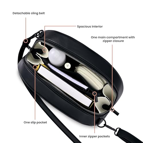 Fastrack Lunette Sling | Faux-Leather Women's Handbags | Sling for Casual Carry