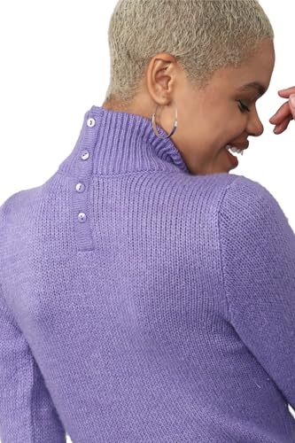 Solid Purple Sweater 23000082774015