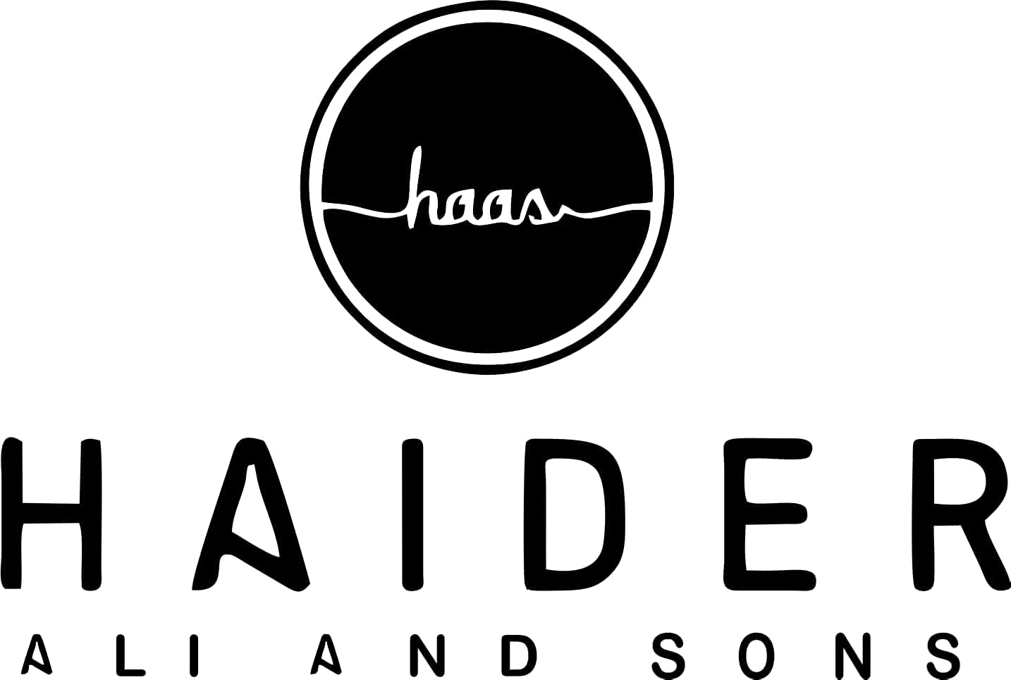 HAIDER ALI AND SONS Women's Pure Cotton Silk Handcrafted Screen Print Unstitched Salwar Suit Dress Material With Duputa (BLACK)