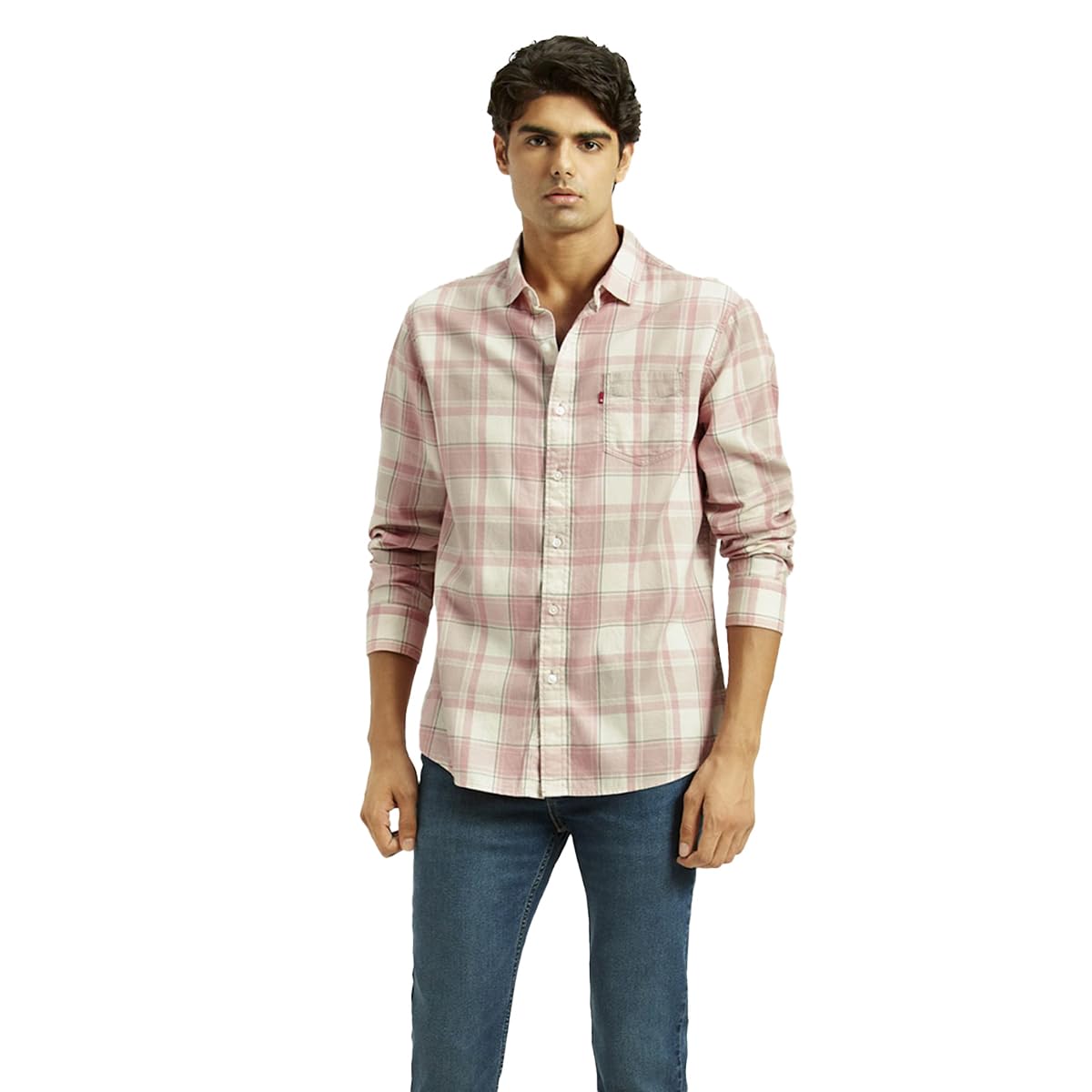 Levi's Men's Slim Fit Shirt (32907-0535_Rose