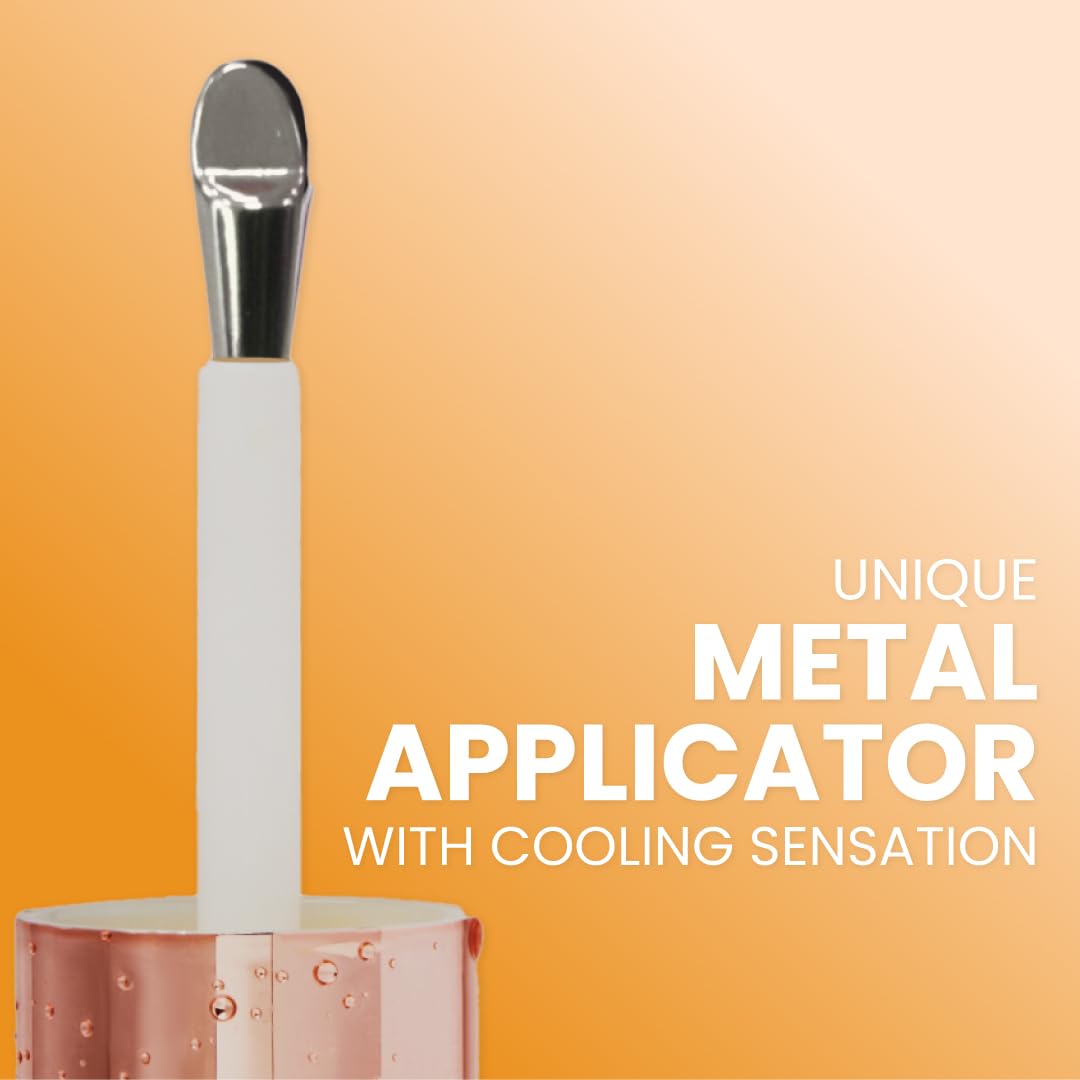 Typsy Beauty Hi Honey! SPF 25 Lip Oil| 7ml|Gloss like shine Enriched with Mirsalehi Honey & Vitamin E,PA+++ High UVA Protection |Zero Taste| Protects chapped lips with Metal Cooling Applicator