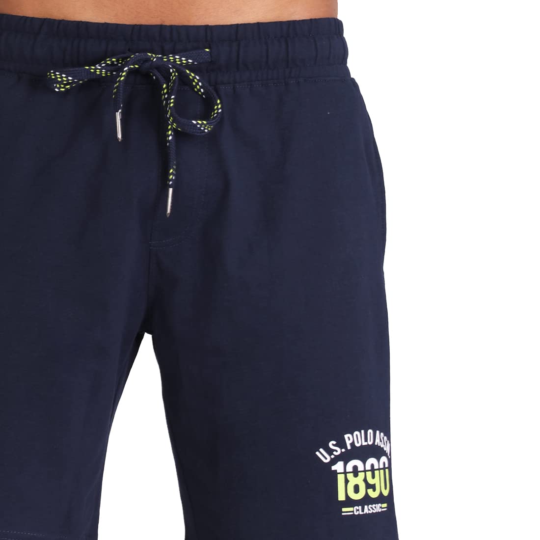 U.S. POLO ASSN. Men's Lounge Shorts (I670-195-PL-M_Navy_Medium)