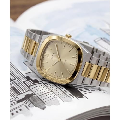 TIMEX Square 30mm Champagne Dial Analog Women Watch - TW6A00800IK