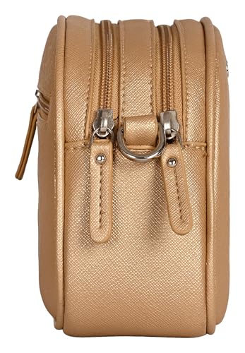 eske Anastasia Vegan Leather Women's Shoulder Bag (Light Gold)