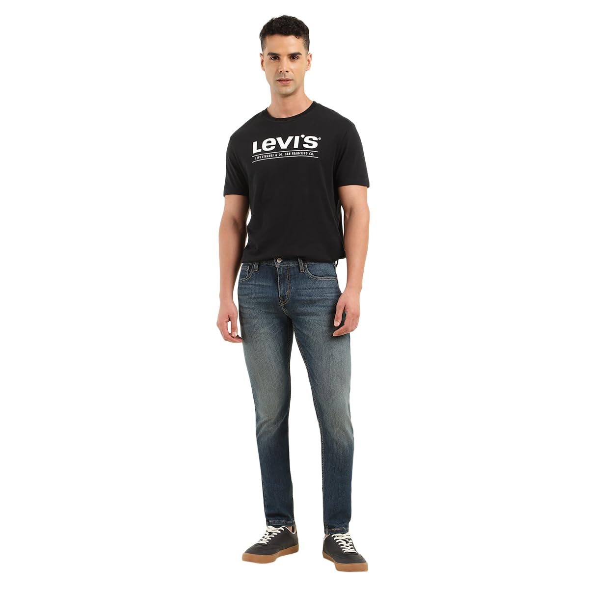 Levi's Men's Tapered Jeans (A7086-0090_Navy | Rise Style: Mid Rise